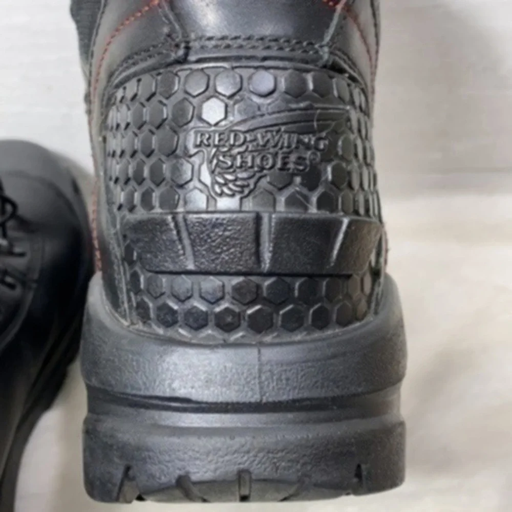 Red Wing shoes MEN'S 6-INCH WATERPROOF SAFETY TOE BOOT Size 13 color Black